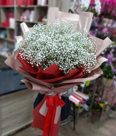 Букет цветов из: Гипсофила в Старой Рузе