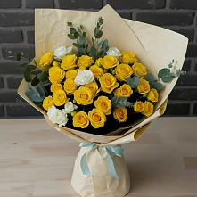 Букет цветов из:  Розы #REPLACE_PRED# Старой Рузе