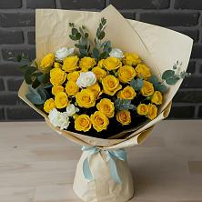 Букет цветов из:  Розы в Старой Рузе