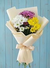 Букет цветов из:  Хризантемы в Старой Рузе