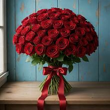 Букет Красные розы Блэк Меджик в Старой Рузе