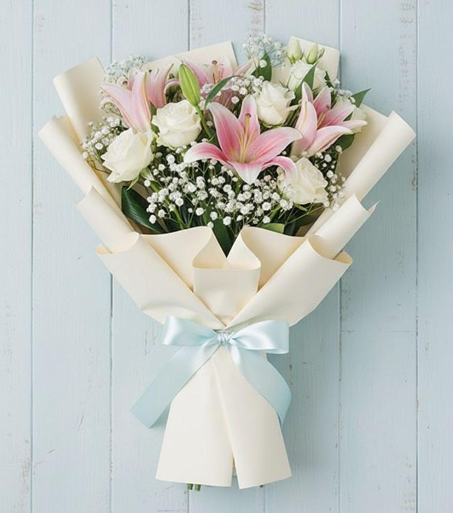 Букет цветов из: Лилии в Старой Рузе