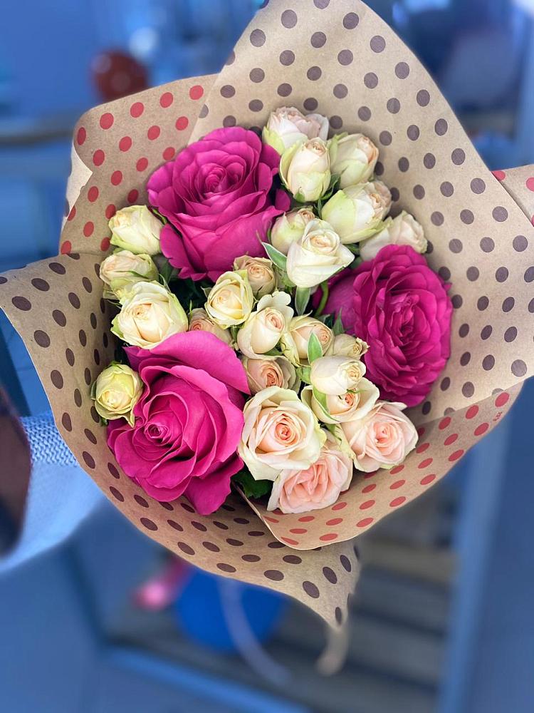 Букет цветов из: Розы в Старой Рузе