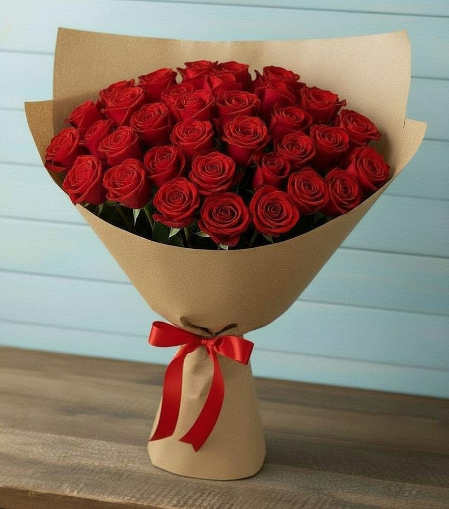 Букет Красные розы Милано в Старой Рузе