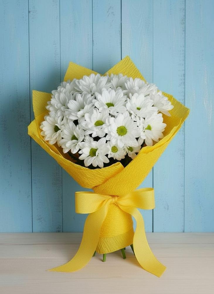 Букет цветов из: Хризантемы в Старой Рузе