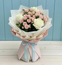 Букет цветов из:  Розы в Старой Рузе
