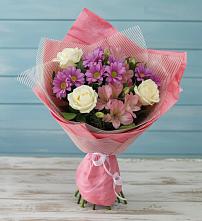 Букет цветов из:  Герберы #REPLACE_PRED# Старой Рузе