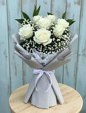 Букет цветов из:  Розы в Старой Рузе