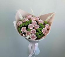 Букет цветов из:  Розы и Хризантемы в Старой Рузе
