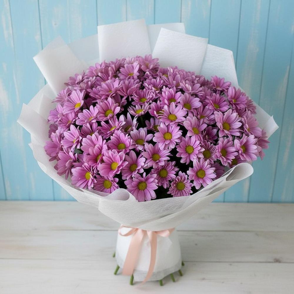 Букет цветов из: Хризантемы в Старой Рузе