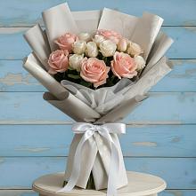 Букет цветов из:  Розы #REPLACE_PRED# Старой Рузе