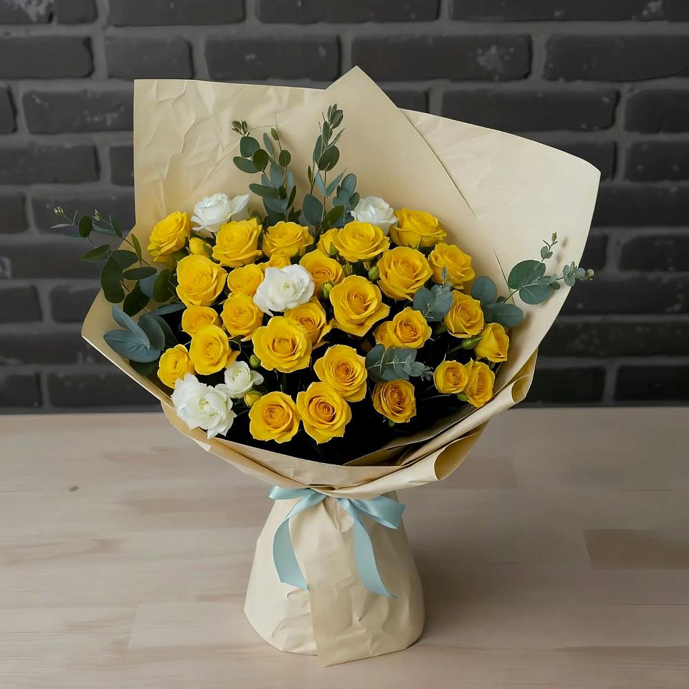 Букет цветов из: Розы в Старой Рузе