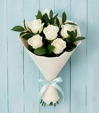 Букет цветов из:  Розы в Старой Рузе