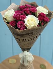 Букет цветов из:  Розы в Старой Рузе