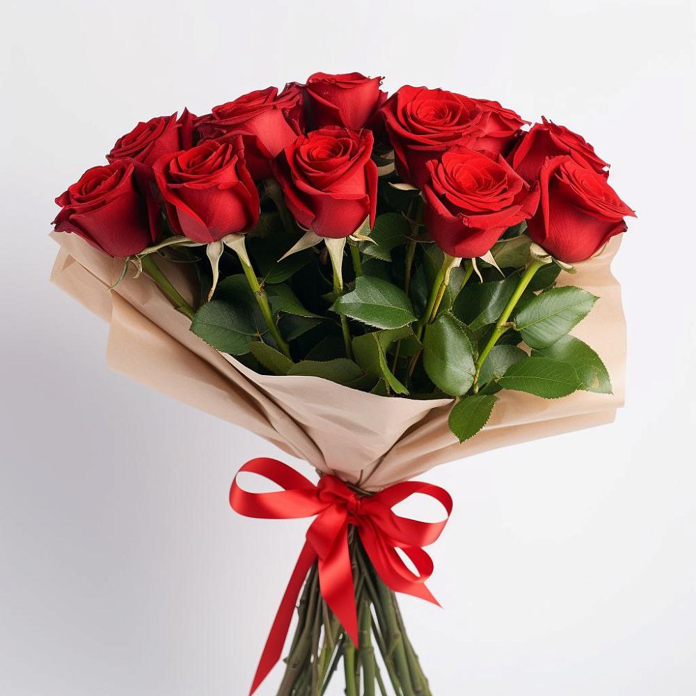 Букет 11 Красных роз Эдлесс Лав в Старой Рузе