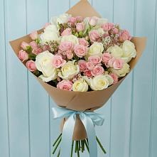 Букет цветов из:  Розы в Старой Рузе